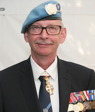 Niels Hartvig Andersen er formand for Danmarks Veteraner - en forening med 3200 medlemmer. Arkivfoto